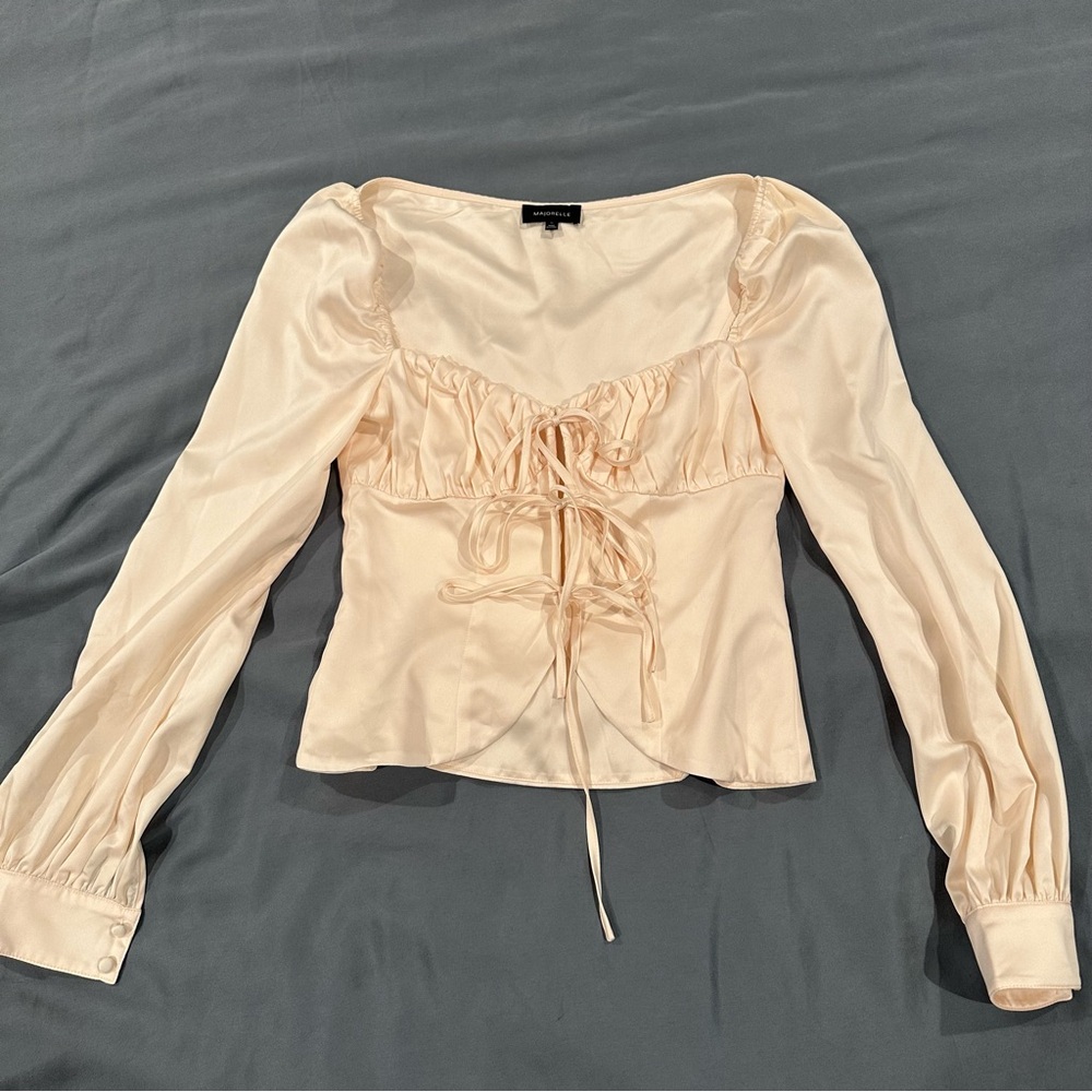 MAJORELLE Cream Blouse
